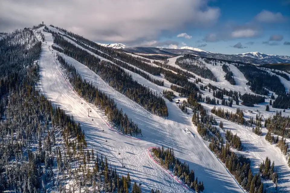 Aerial photo of Winter Park Ski Resort